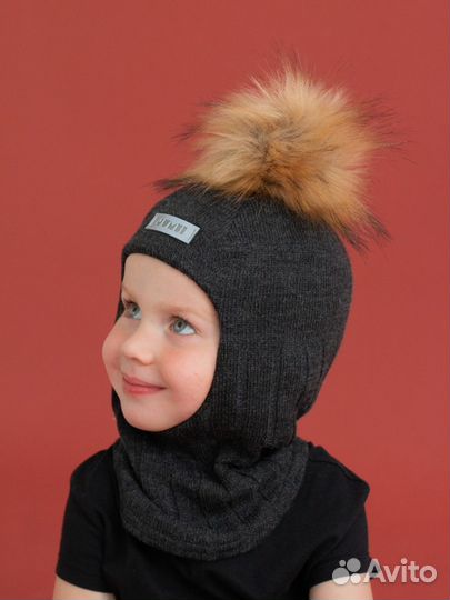 Шлем зимний 50-52 Jumbi маренго новый