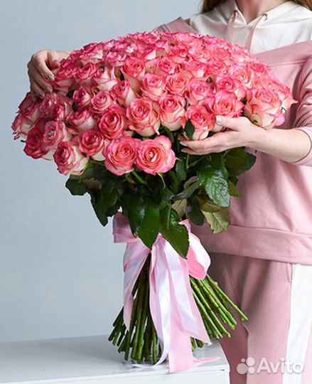 101 Роза Цветы Букеты