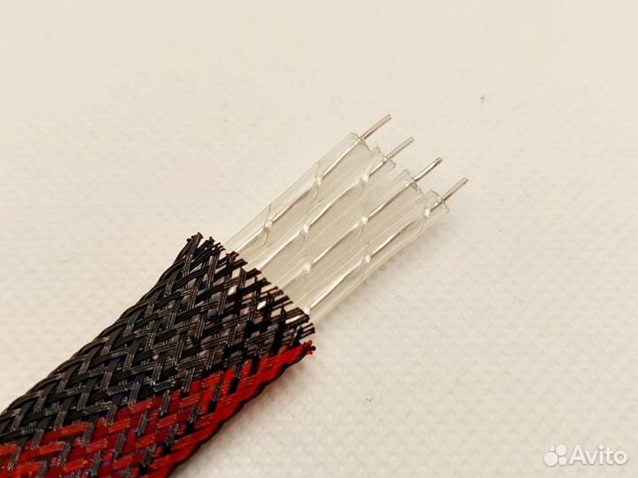 Кабель USB A-B для цап\DAC посеребрённая моножила