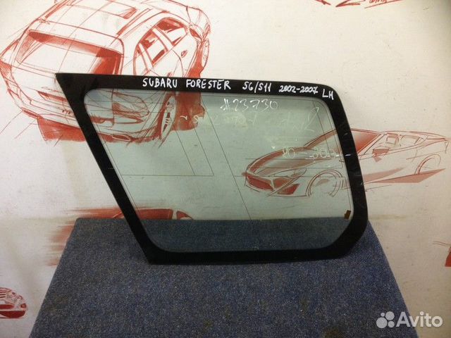 Стекло кузова боковое левое Subaru Forester (S11)