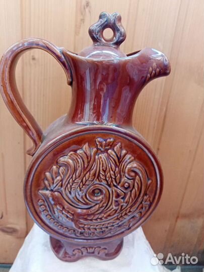Керамический кувшин для кваса, вина СССР