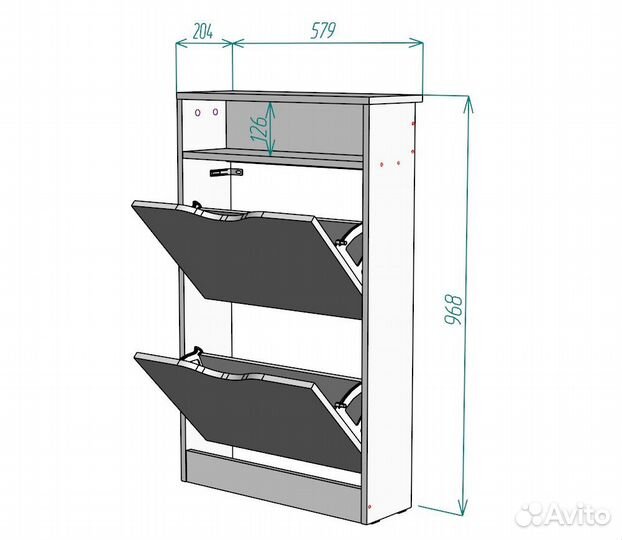Обувница W113