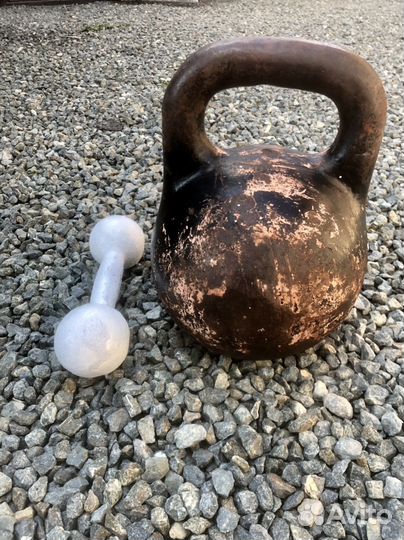 Гиря 16 кг СССР