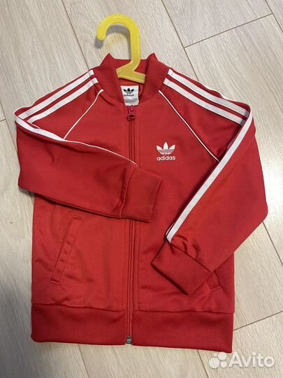 Олимпийка adidas красная