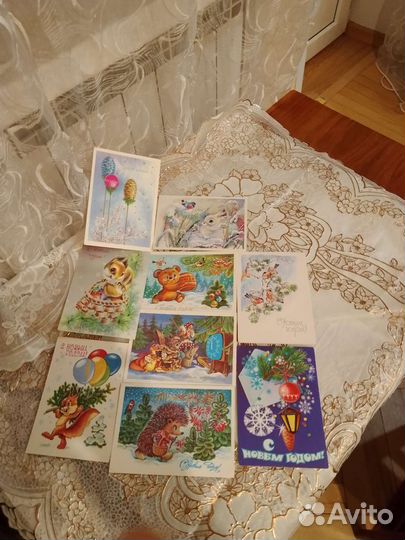 Новогоднии открытки 80-х