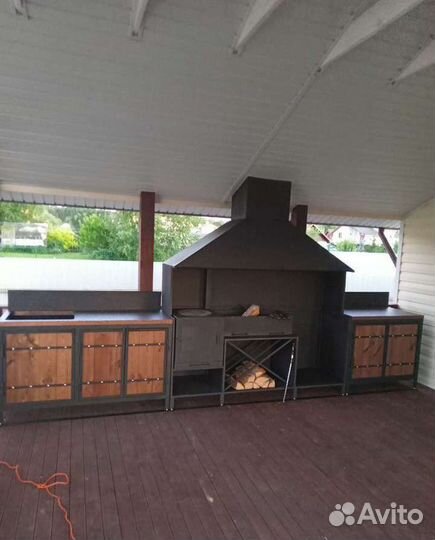 Мангальная зона лофт