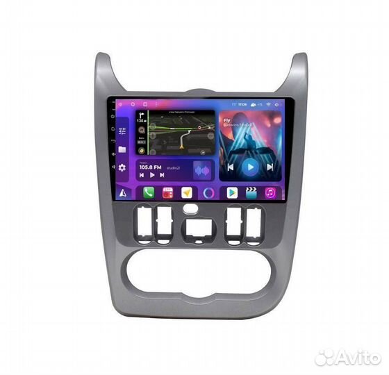 Магнитола андроид Renault Logan 1 FarCar 6/128