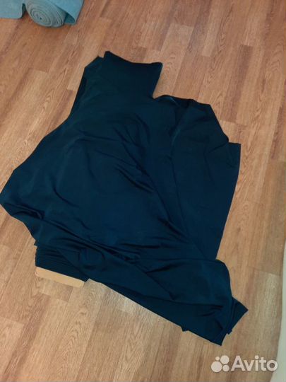 Ткань бифлекс темно синий