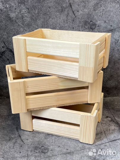 Деревянный бокс ящик цветы композиция корзина