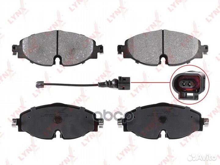 Колодки тормозные дисковые передние BD-8043 LYN