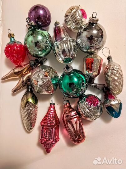 Елочные игрушки СССР лотом
