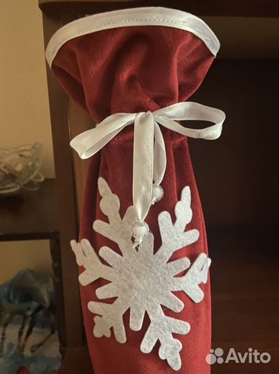 Подарочный мешочек для шампанского или вина