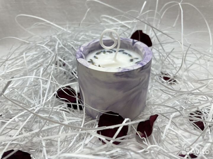 Свечи в гипсе