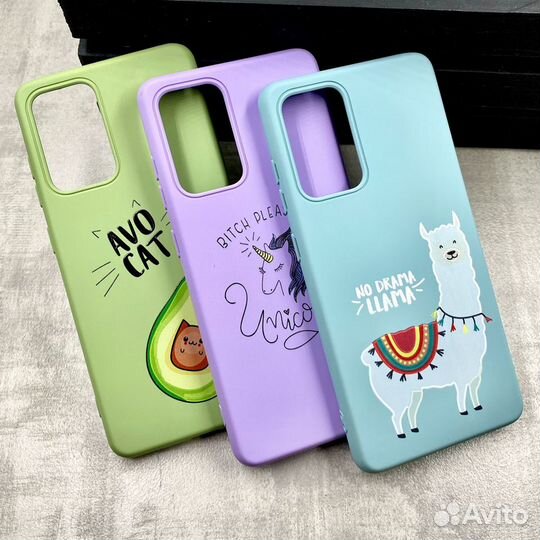 Силиконовые чехлы для Samsung Galaxy A52, A72