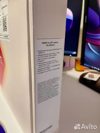 Новый игровой ноутбук HP Omen 16.1