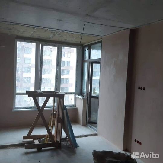 Штукатурка стен механическая машинная