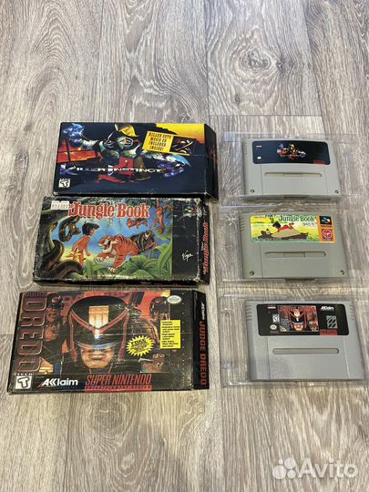 Катриджи Super Nintendo