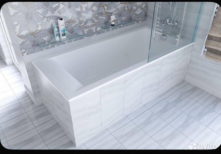 Ванна из литьевого мрамора 160х70