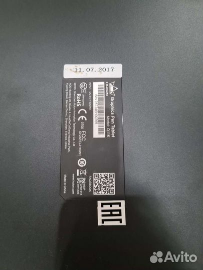 Графический планшет huion Q11k