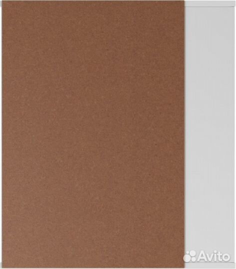 Шкаф-зеркало Норма 1-60 правый айсберг