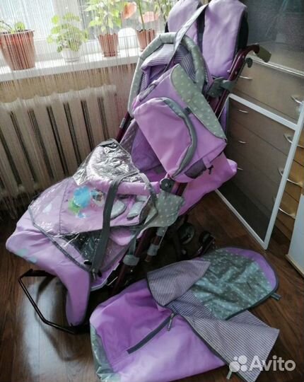 Санки коляска nika kids