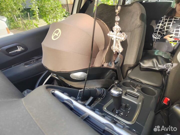 Автолюлька cybex aton q plus platinum