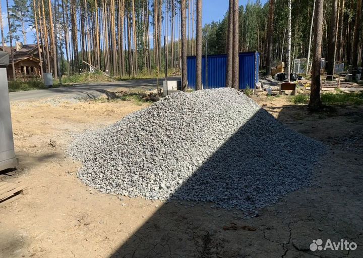 Щебень грузовик