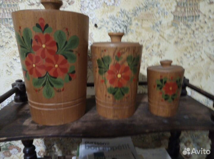 Ёмкости деревянные для сыпучих продуктов