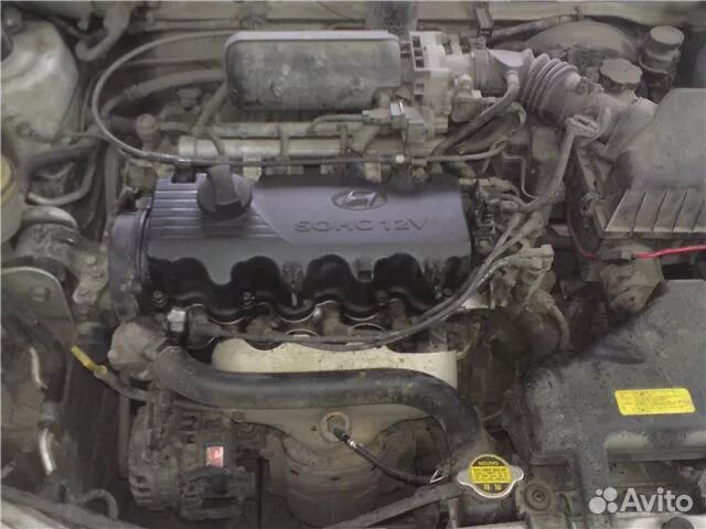 Блок цилиндров в сборе без гбц и навесного G4EB Hy