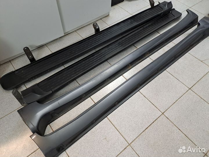 Пороги подножки toyota land cruiser 200