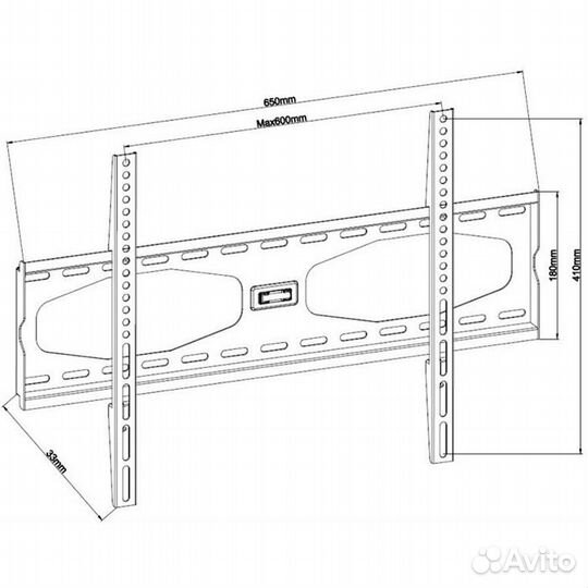 Кронштейн фиксированный Kromax star-11 #163962
