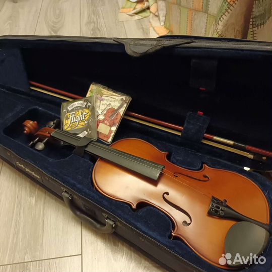 Скрипка 3 4 с чехлом