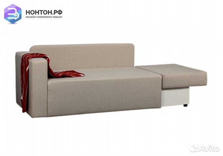 Диван еврокнижка Плей бежевый