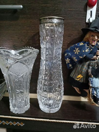 Хрустальная ваза