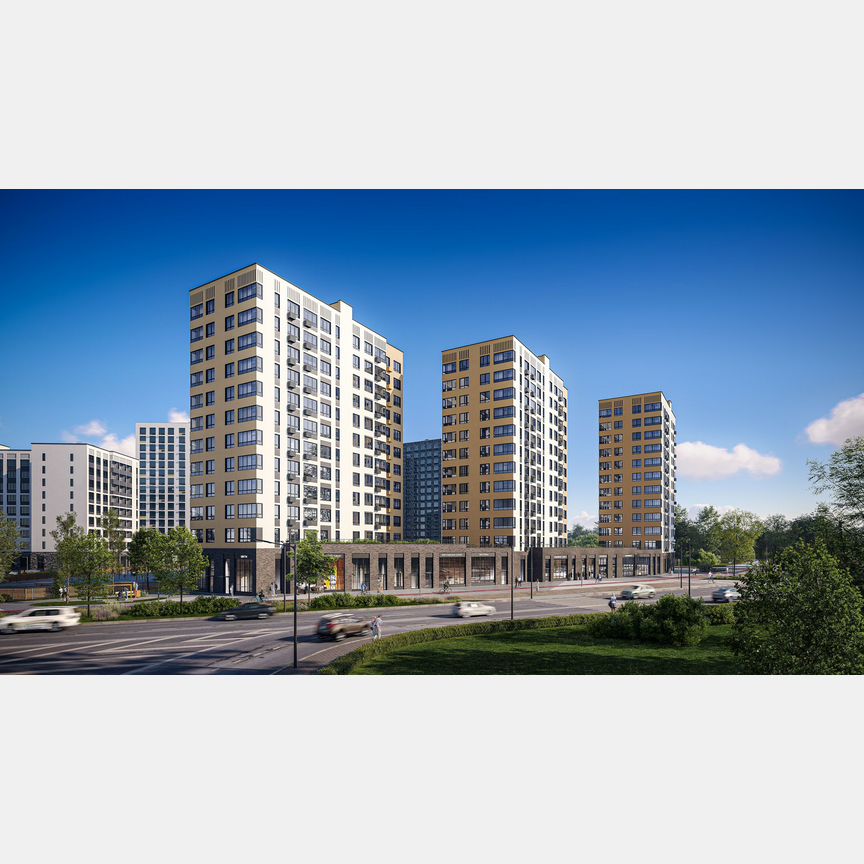 2-к. квартира, 40,7 м², 17/18 эт.