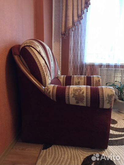 Диван и кресло-кровать б/у