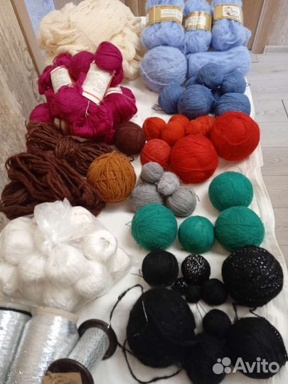 Пряжа, молнии, ткани