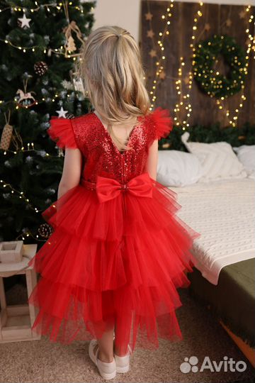 Платье для девочки 122 128 р прокат