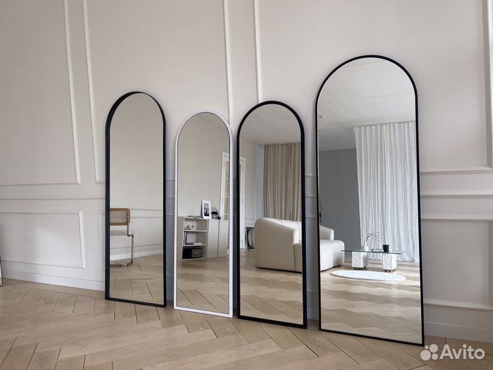 Зеркало настенное круглое арка арочное напольное