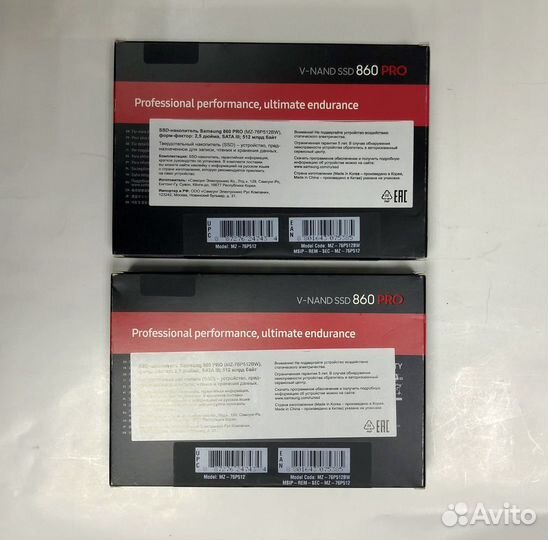 SSD Samsung 860 PRO 512GB - Новый