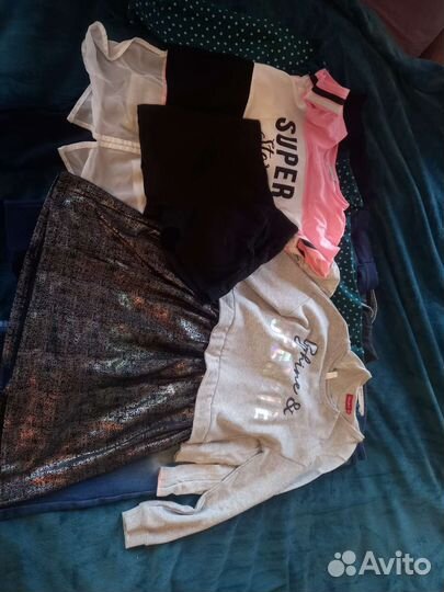 Вещи пакетом на девочку 140
