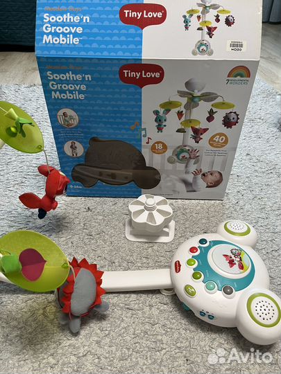 Мобиль на кроватку tiny love солнечная полянка