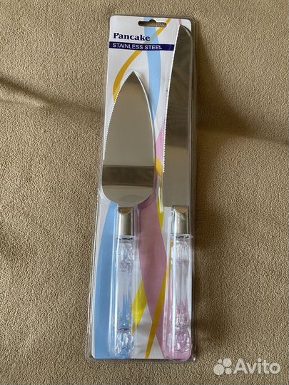 Нож и лопатка для торта