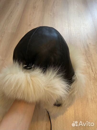 Шапка ушанка женская натуральный мех