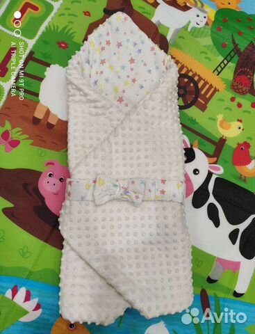 Конверт-одеяло на выписку на осень-весну