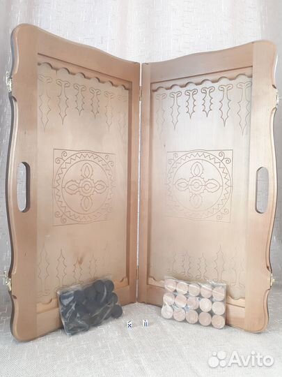 Нарды Кожаные Новые 60х60см с ручкой