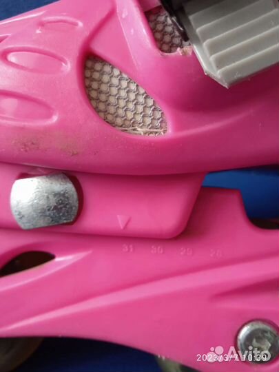 Детские раздвижные роликовые коньки