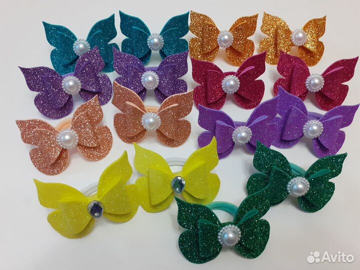 Бантики ручной работы. Бабочки