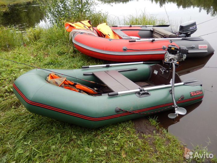 Лодка Тайга 270Р с лодочным мотором lonchin 6.5