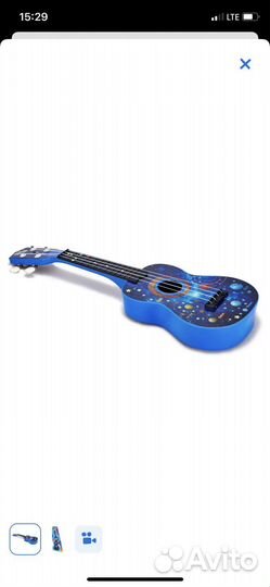 Гитара детская новая